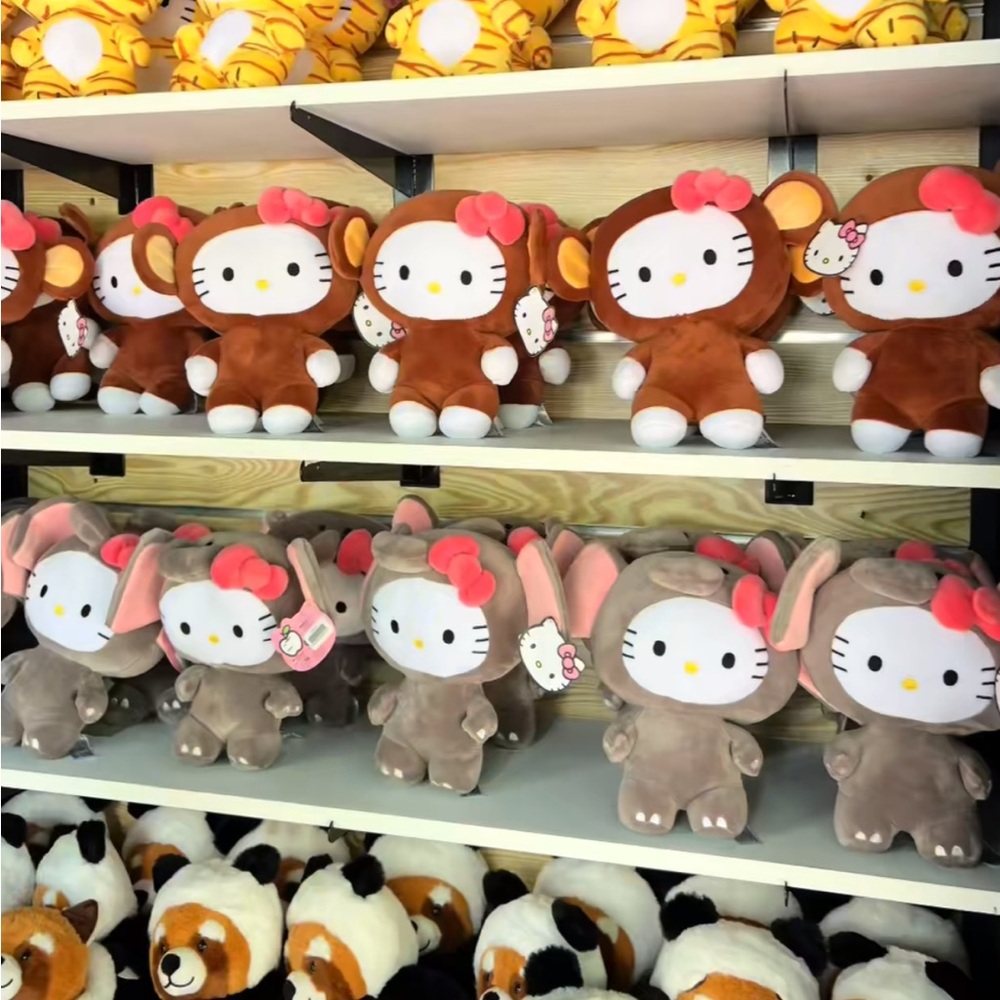 Hello Kitty Brown and Pink Plush Toy